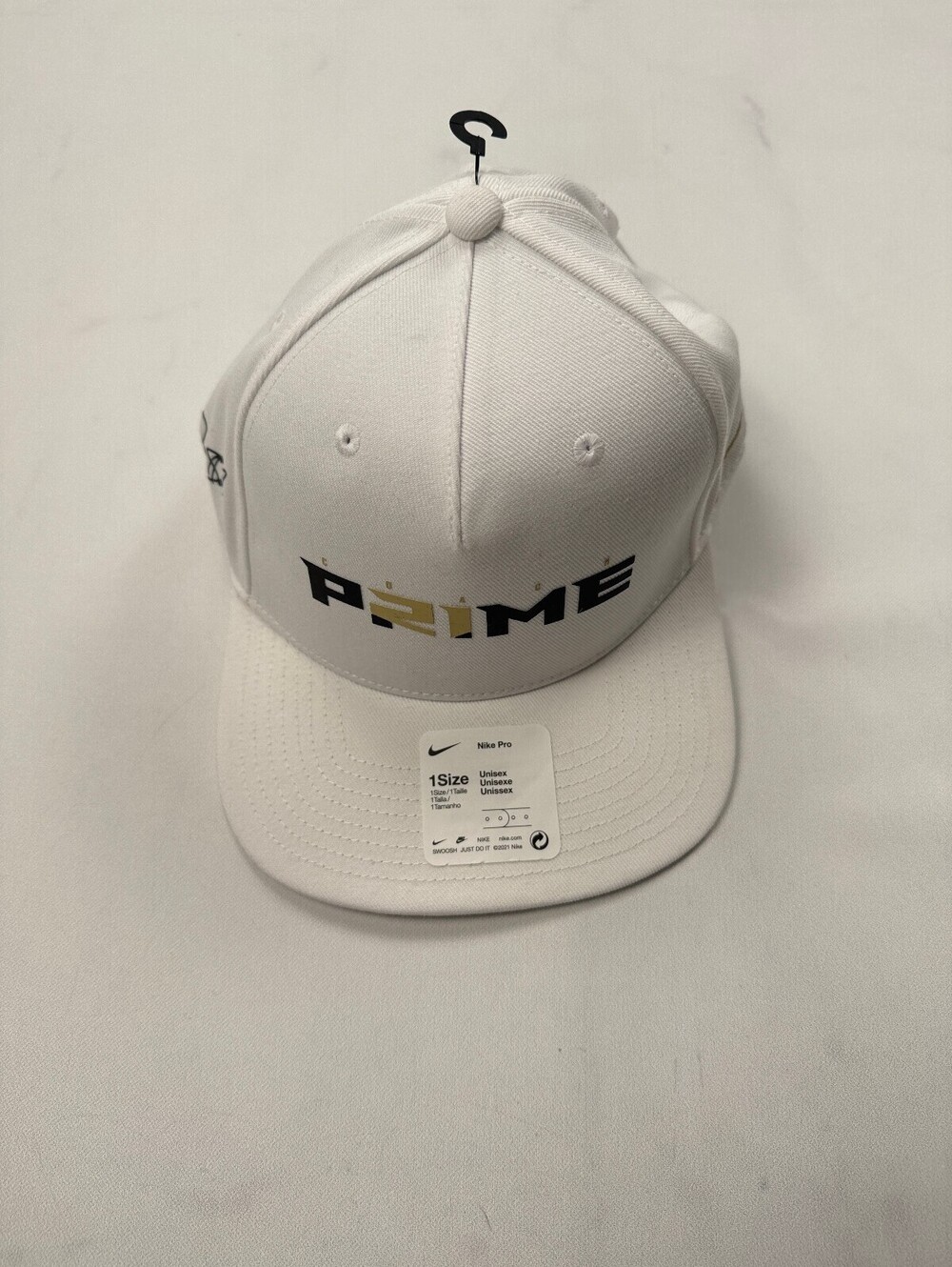 Nike Prime Trucker Hat White Current Statement Style - OSFM